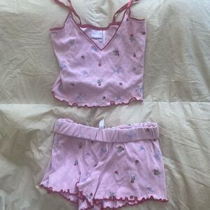 urban outfitters out from under pajama set